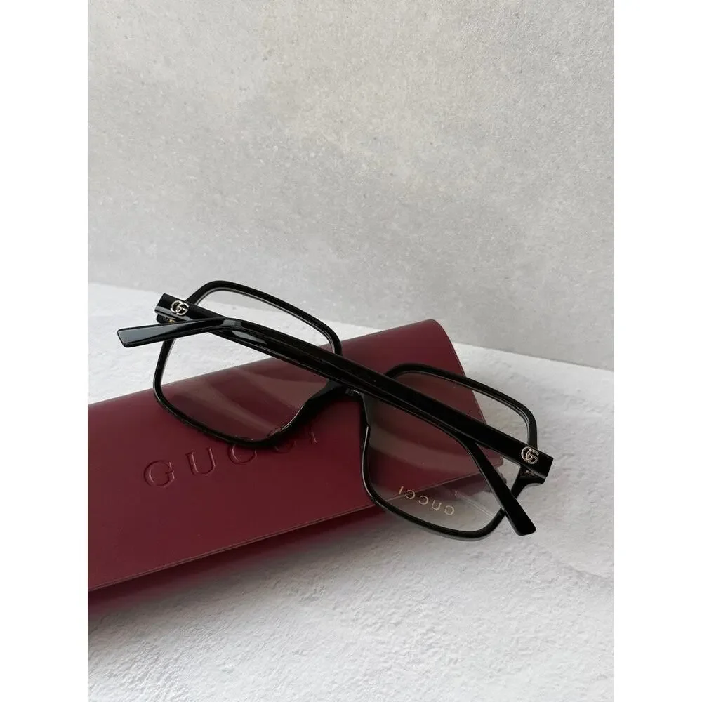 NEW Gucci GG1994O Black Square Eyeglasses Frames